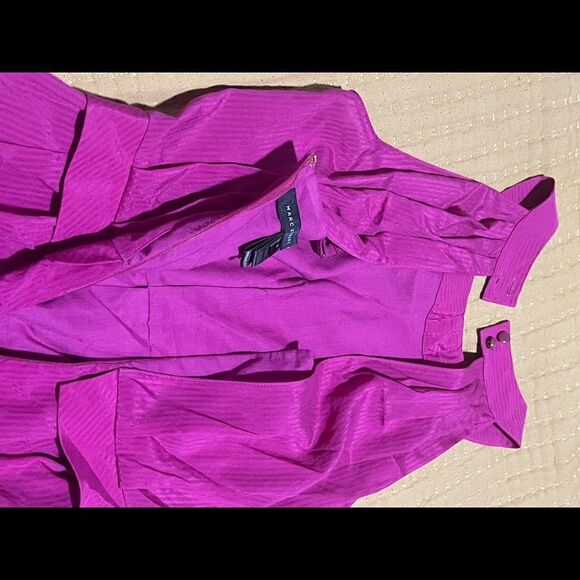 Marc by Marc jacobs midi dress bow front size 2 dark pink - Picture 7 of 10